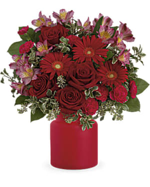 Teleflora's Enchanted Red Flower Bouquet