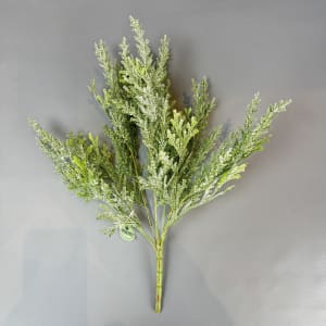 FROSTED MIXED GREENS BUSH 17''H Flower Bouquet