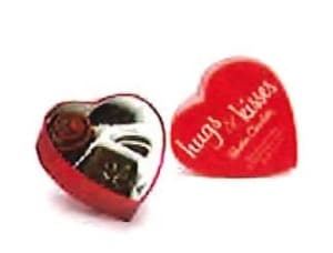 Valentine Heart Hugs & Kisses - 2oz Flower Bouquet