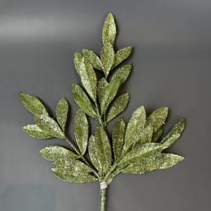 TUDOR GLITTER BAY LEAF SPRAY 20.5''L Flower Bouquet