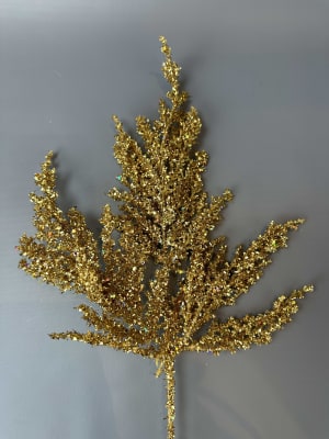 DAZZLE GLITTER CEDAR SPRAY 19''L Flower Bouquet