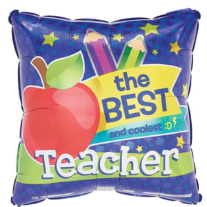 Best & Coolest Teacher Balloon Flower Bouquet