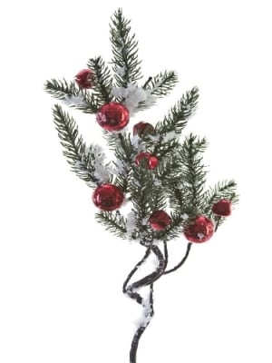 JINGLE BELL W/ PINE 20''L Flower Bouquet