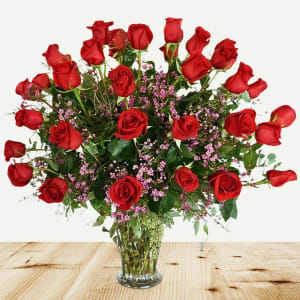 Ultimate Doz   RED ROSES Flower Bouquet