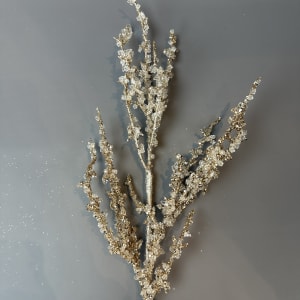 CHAMPAGNE ICED TWIG SPRAY 30''L Flower Bouquet