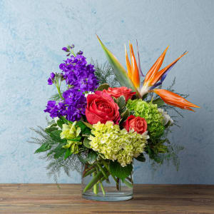 Exotic Bird Flower Bouquet