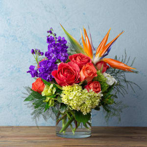 Exotic Bird Flower Bouquet