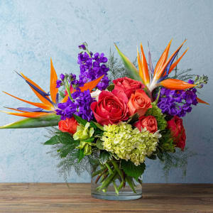 Exotic Bird Flower Bouquet