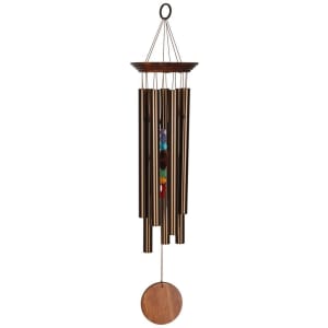 Chakra Chimes - Large Bronze Flower Bouquet