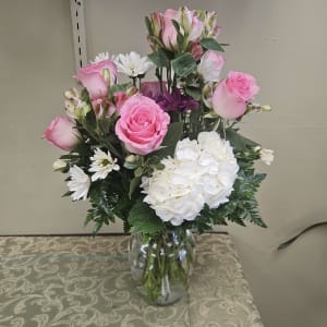 Pink vase Flower Bouquet