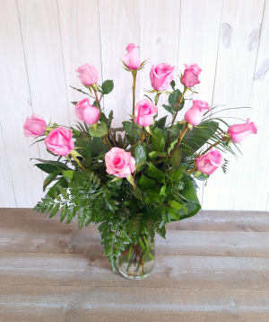 Pink Roses Flower Bouquet