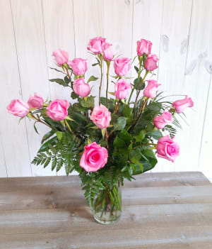 Pink Roses Flower Bouquet