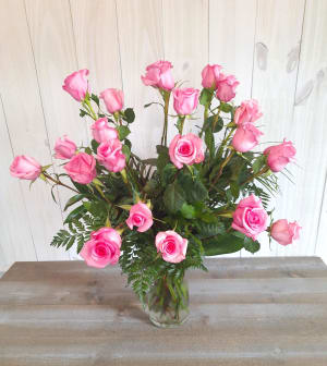 Pink Roses Flower Bouquet