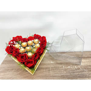 Geometric Heart By Elite Flower Bouquet