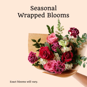Seasonal Wrapped Blooms Flower Bouquet