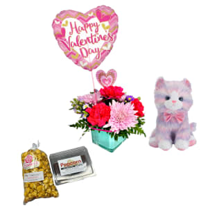 Be My Meow-entine Flower Bouquet