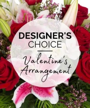 Designer's Choice Love & Romance Vase  Arrangement Flower Bouquet
