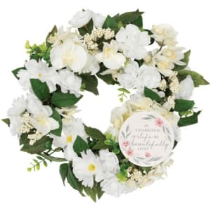 In Celebration Silk Wreath Flower Bouquet