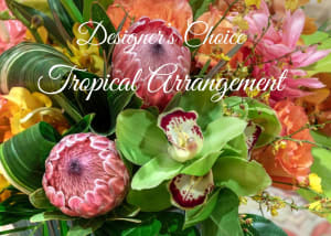 Designer's Choice Tropical Arrangement Flower Bouquet