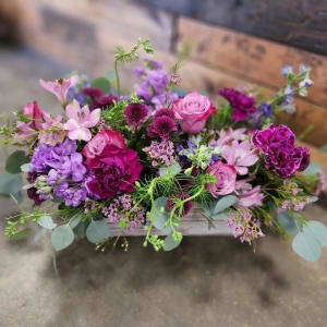 Country Crate Flower Bouquet