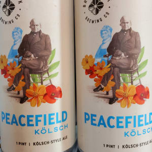 Peacefield Kolsch, Break Rock Brewing Flower Bouquet