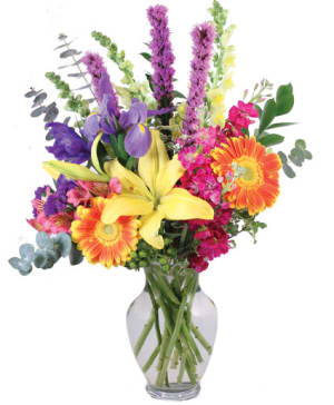 Spectrum of Color Flower Bouquet