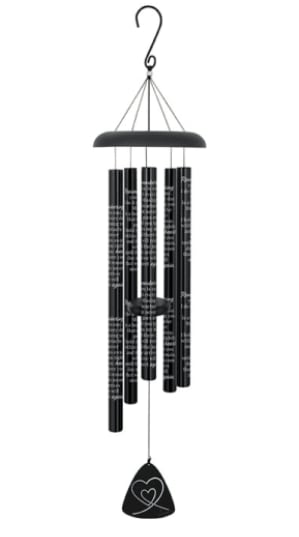 Remembering you Black Sonnet Wind Chime Flower Bouquet