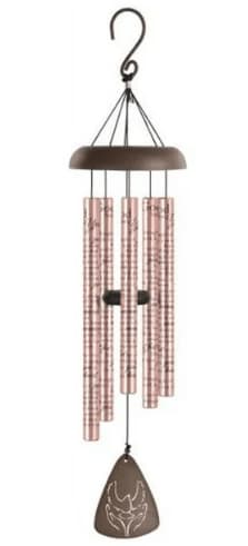 God Has You Rose Gold Sonnet Wind Chime Flower Bouquet