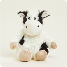 Black & White Cow Warmie Flower Bouquet