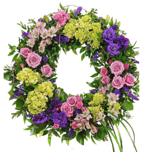 Forever and Always Wreath Flower Bouquet