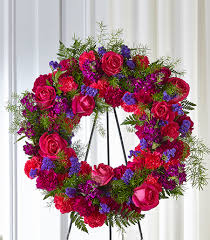 Calming Warmth Wreath Flower Bouquet