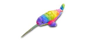 Rainbowkins Narwhal Flower Bouquet