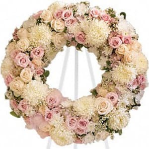 Eternal Peace Wreath Flower Bouquet