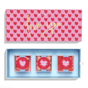 Love You - 3pc Candy Bento Box Flower Bouquet