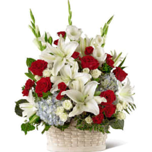 Eternal Freedom Basket Flower Bouquet