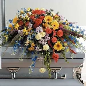 Eternal Spring Casket Spray Flower Bouquet