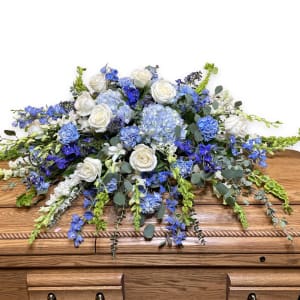 Ocean Dreams Casket Spray Flower Bouquet