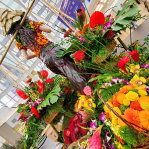 Botanical Installation Flower Bouquet