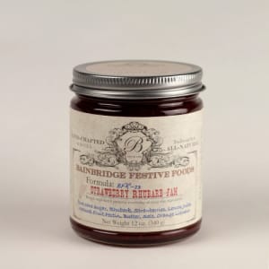 Bainbridge Festive Foods Strawberry Rhubarb Jam Flower Bouquet