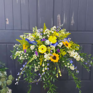 Swedish Memories Casket Spray Flower Bouquet