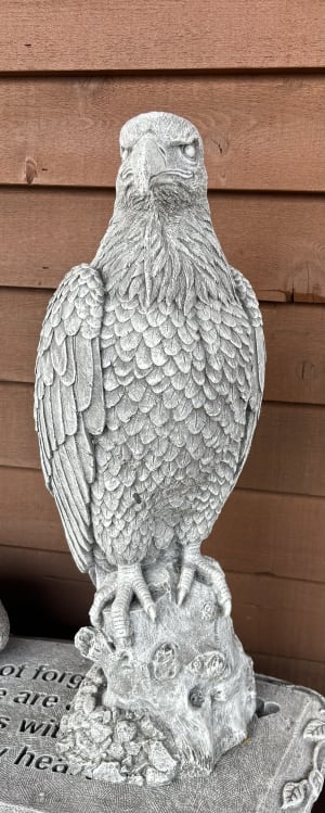 Concrete Eagle Flower Bouquet