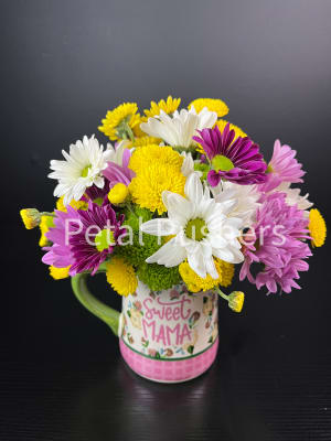 Cup Of Daisies  Flower Bouquet