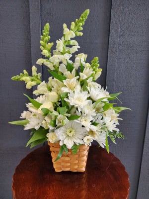 Eternal Light Basket Flower Bouquet