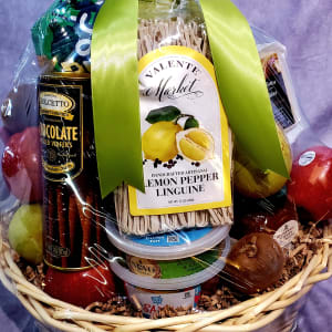 Unique Occasion Gourmet Gift Basket Flower Bouquet