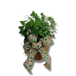 The Shamrock Basket Flower Bouquet