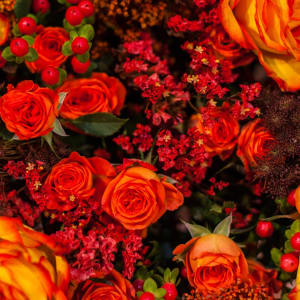 WARM TONES Flower Bouquet