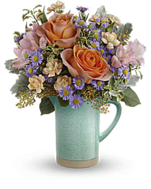 Teleflora's Aqua Amour Flower Bouquet