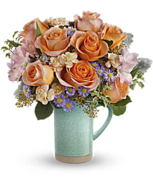 Teleflora's Aqua Amour Flower Bouquet