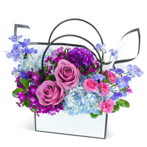 French Countryside Tote Flower Bouquet