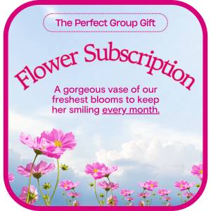 Flower Subscription as a Gift Flower Bouquet